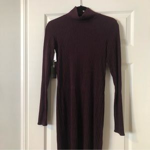 Aritzia Wilfred Free Turtleneck Longsleeve Knit Dress